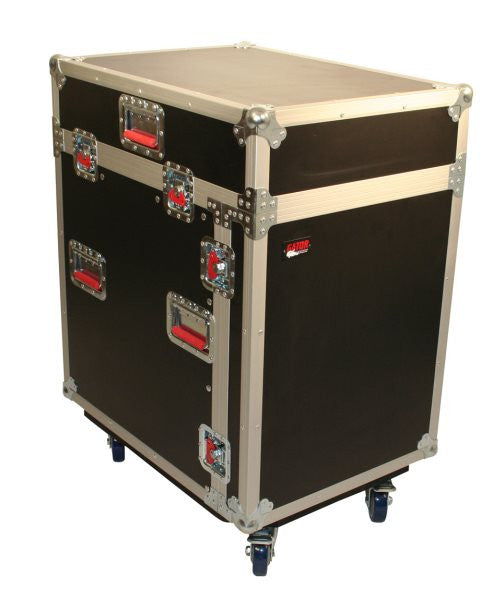 Gator Cases GTOURGRC12X12 12U Top  12U Side Audio Road Console Rack