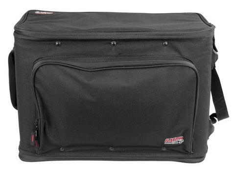 Gator Cases GRRACKBAG4UW 4U Lightweight rack bag w/ tow handle and wheels