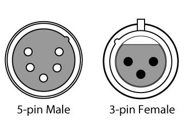 Chauvet Dj DMX3F5M 3-Pin F to 5-Pin M
