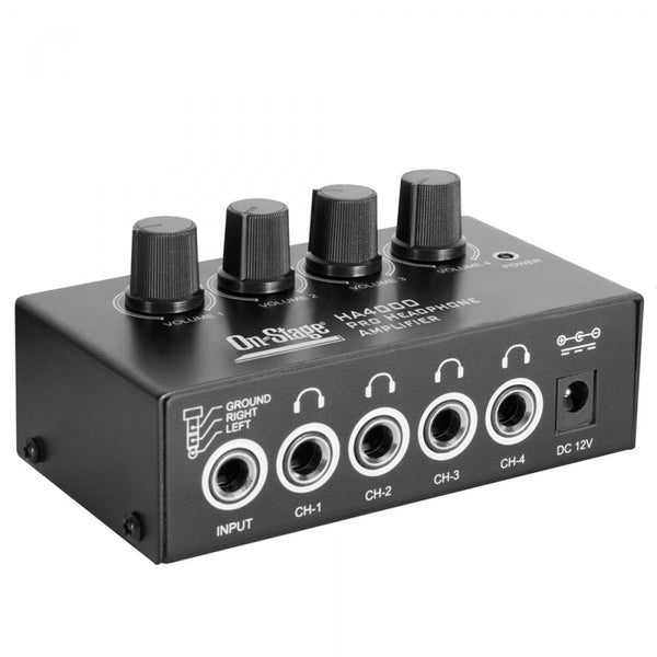 On Stage HA4000 4-Channel Headphone Amp - Image 1
