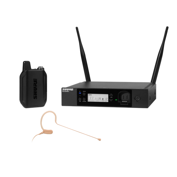 Shure GLXD14R+MX53 Digital Wireless Rack System with MX153 Headset Microphone