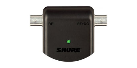 Shure UABIASTUS In-line adapter, Supplies 12V DC bias power over coaxial BNC cable, includes PS23US