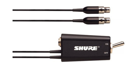 Shure WA662 In-Line Dual Bodypack, Mute Switch
