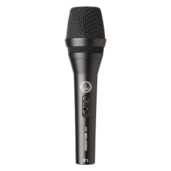 AKG P3 S High-performance dynamic microphone with on/off switch
