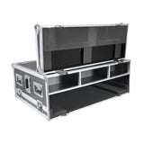 ATA Digital Audio Mixer Flight Case for Yamaha LS9-32 Console with Doghouse compartment and Caster wheels