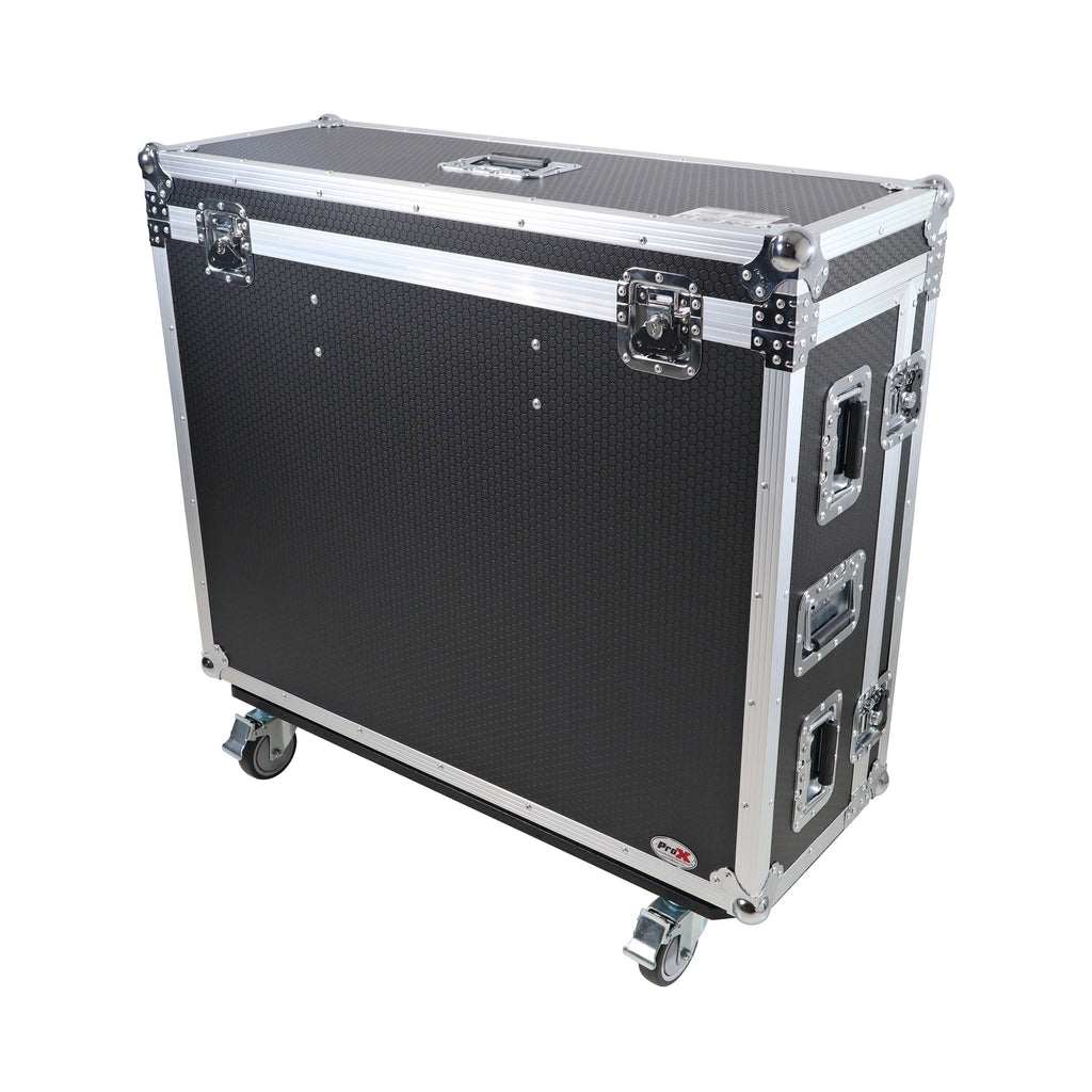ATA Digital Audio Mixer Flight Case for Yamaha CL3 Console with Doghouse compartment and Caster wheels