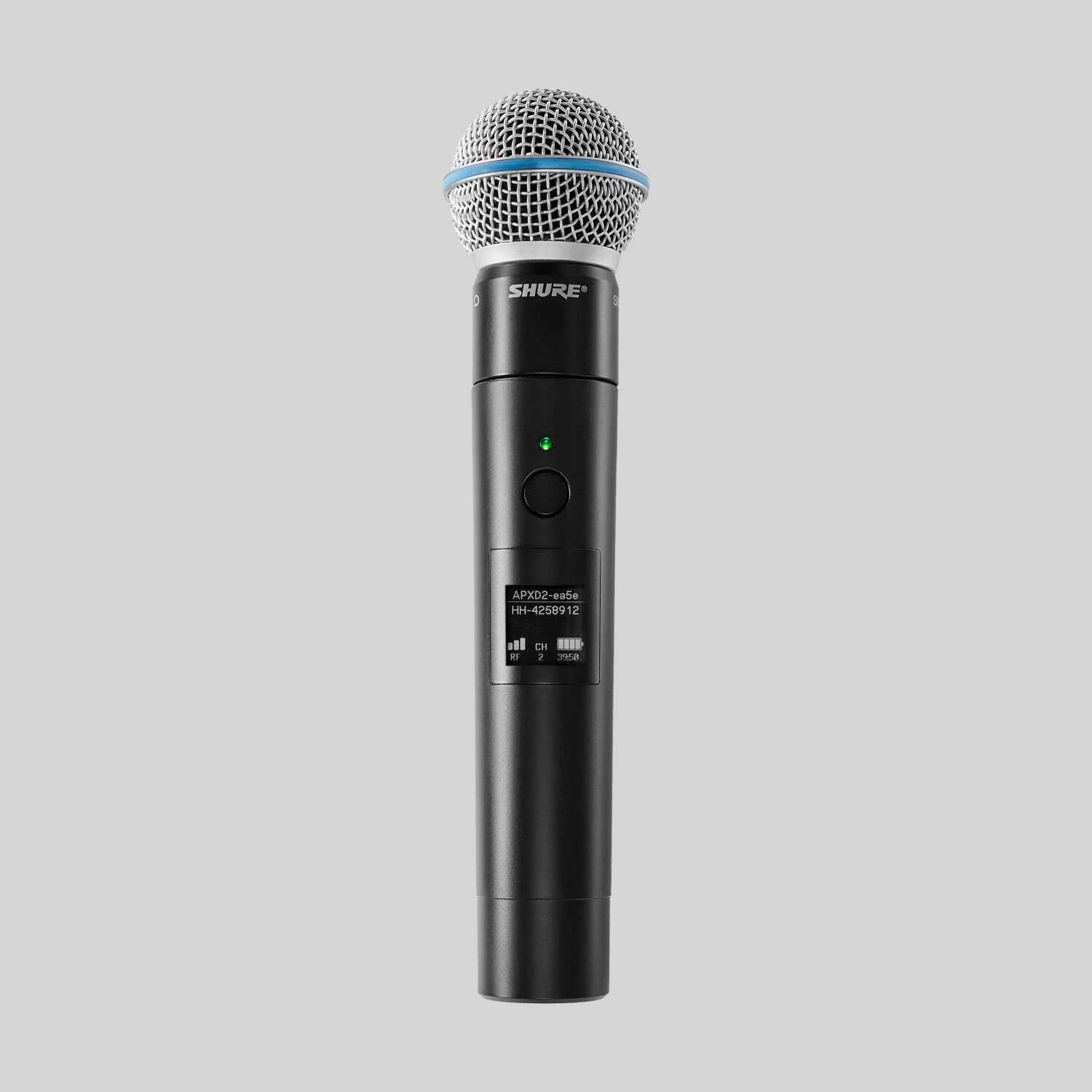 MXW2X/BETA58 - Handheld Transmitter with Beta58A Capsule