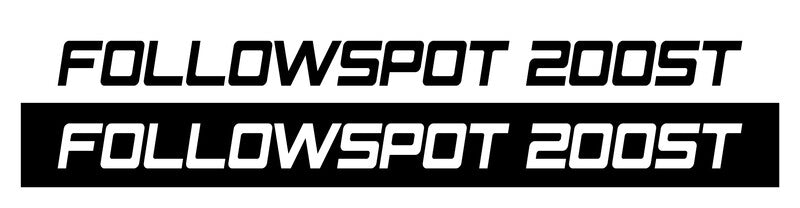 Followspot 200ST