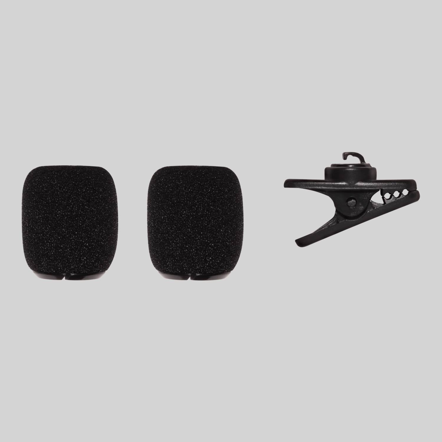 RK378 - Replacement Kit with Clip + 2 Snap-Fit Foam Windscreens for SM35