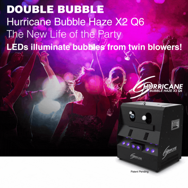 Hurricane Bubble Haze X2 Q6