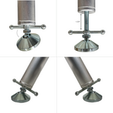 Set of (4)Telescoping Stage Legs with Ball Joint Adjusts from 16 to 24 inches compatible with ProX StageQ™ Platforms