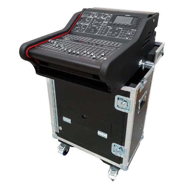 MIDAS M32R Flip-Ready Hydraulic Console Easy Retracting Lifting 1U Rack Space Case by ZCASE