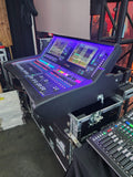Case for Allen and Heath DLive C3500 Console Flip-Ready Easy Retracting Hydraulic Lift by ZCase w/ Laptop Arm