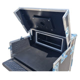 Mobile AV Broadcasting Streaming Recording Studio Workstation Case with 4U Top 12U Bottom