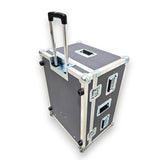 ATA Flight Case for Digital Audio Mixer Yamaha DM7C Compact with Corner Wheels, DogHouse and Telescopic Handle
