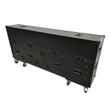 Flip-Ready Easy Retracting Hydraulic Lift Case for 4x Pioneer CDJ-3000 and DJM-V10 or A9 System