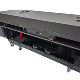 Flip-Ready Easy Retracting Hydraulic Lift Case for 4x Pioneer CDJ-3000 and DJM-V10 or A9 System