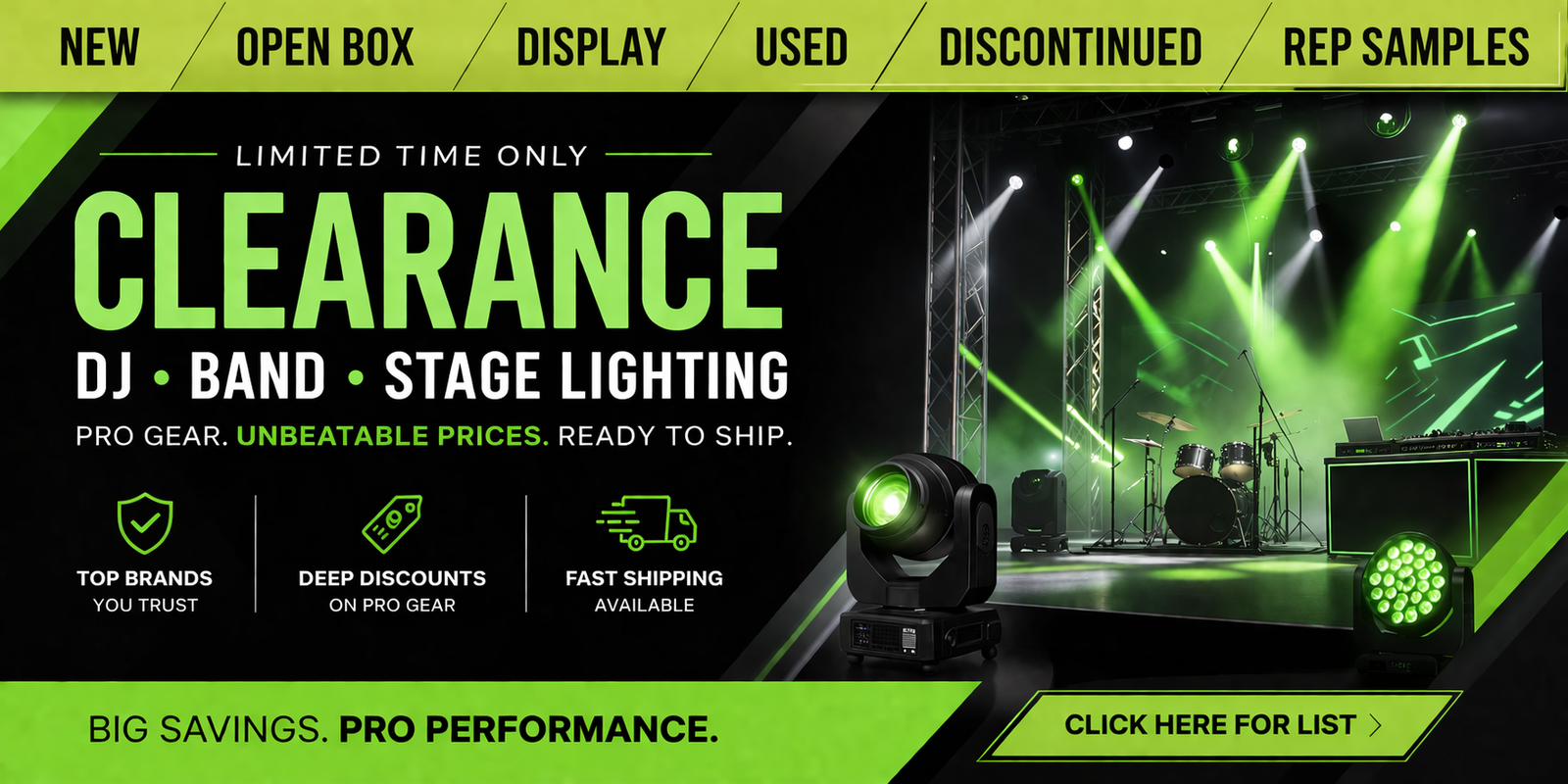 Pro Audio and Lighting