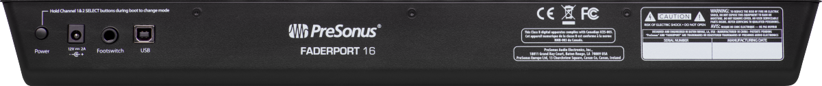 FaderPort® 16 Production Controller, Black, 120V