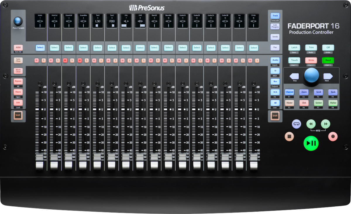 FaderPort® 16 Production Controller, Black, 120V