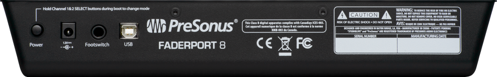 FaderPort® 8 Production Controller, Black, 120V
