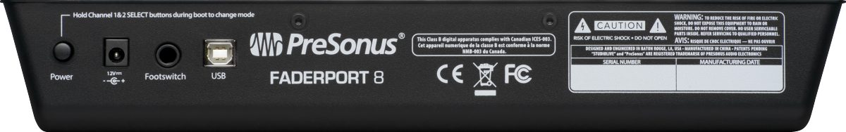 FaderPort® 8 Production Controller, Black, 120V