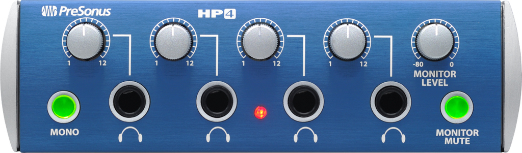 HP4 4-Channel Headphone Amplifier, Blue, 120V NA
