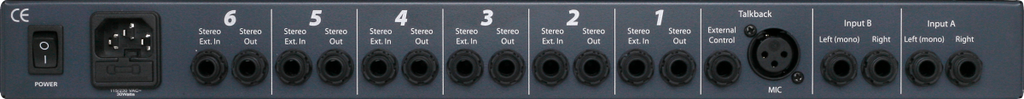 HP60 6-Channel Headphone Mixing System, Silver