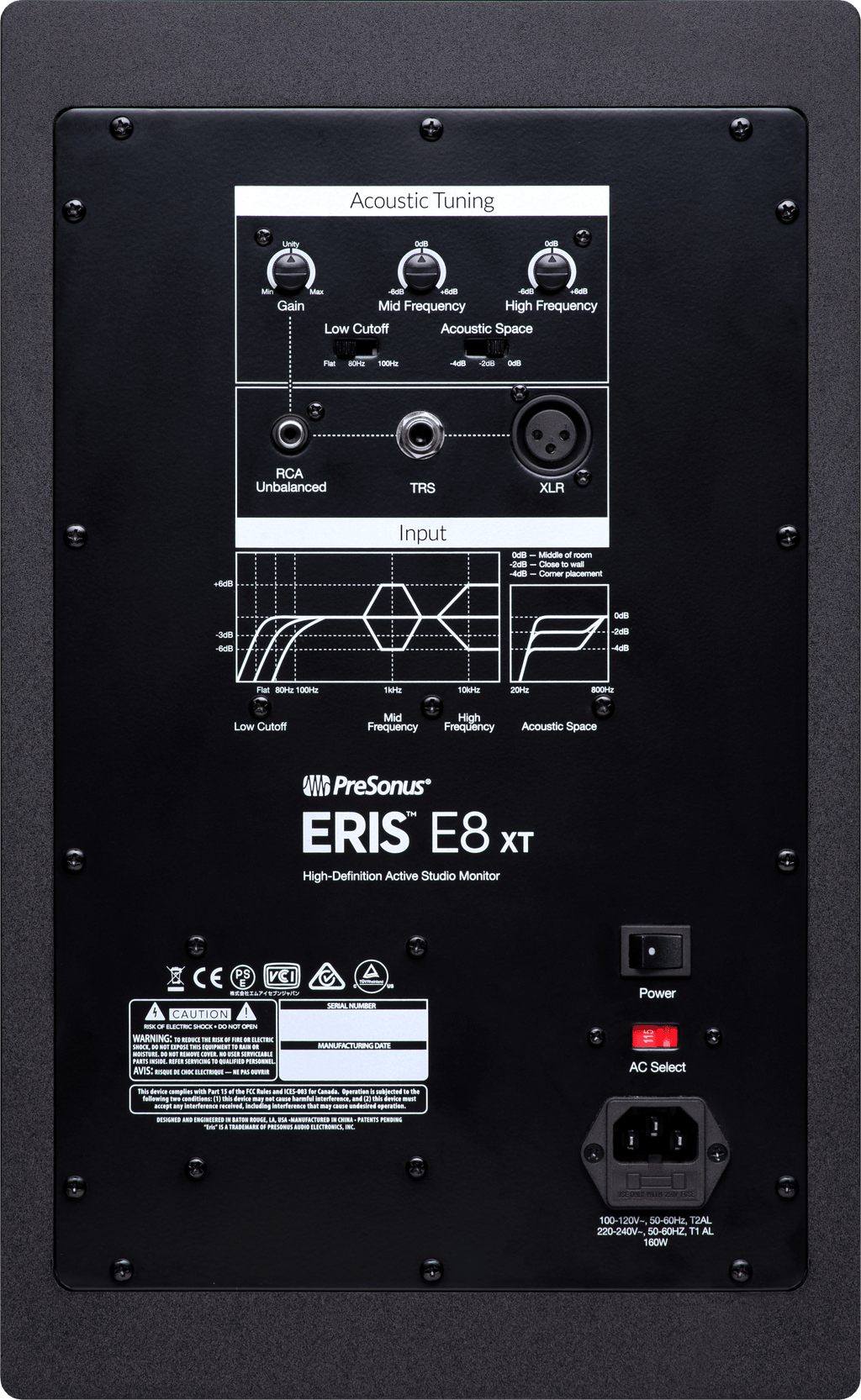 PAIR - Presonus ErisE8XT 2-Way Active Studio Monitors with Wave Guide