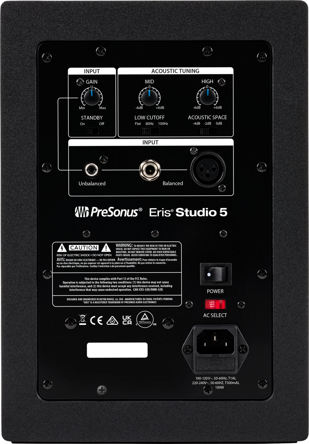Eris® Studio 5, Black, 120V