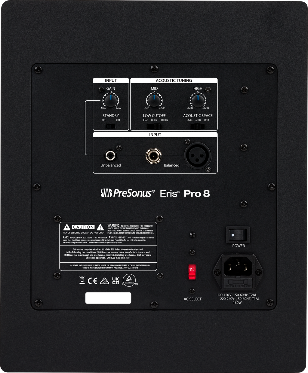 Eris® Pro 8, Black, NA