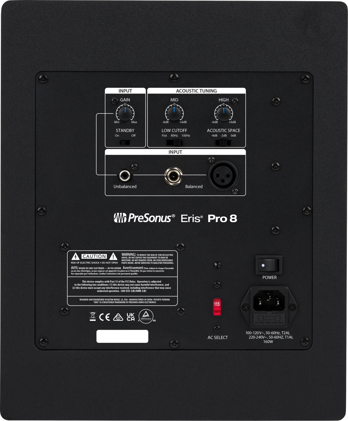 Eris® Pro 8, Black, NA
