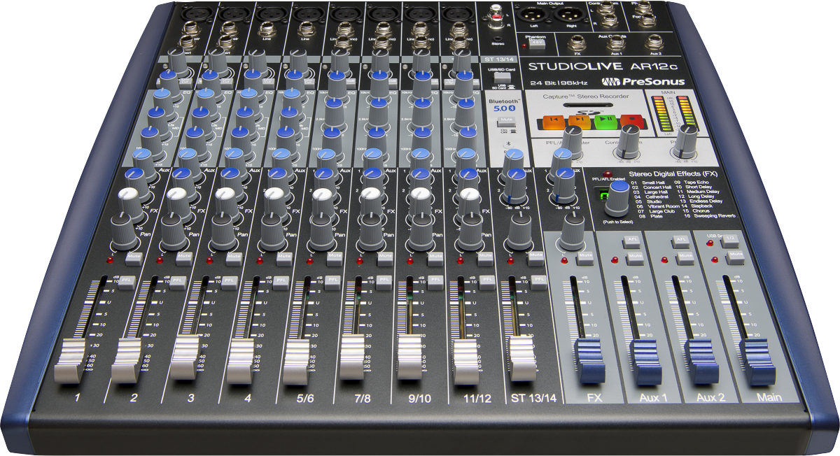 StudioLive® AR12c Analog Mixer, Blue