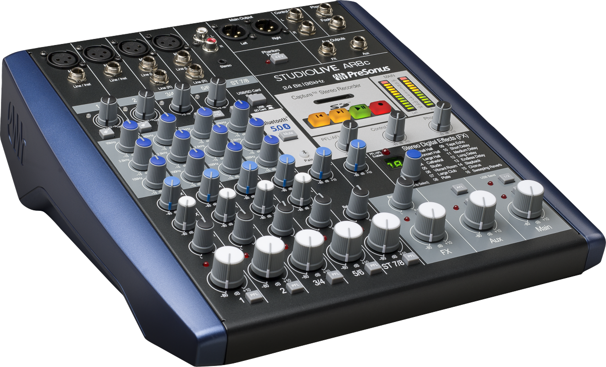 StudioLive® AR8c Analog Mixer, Blue