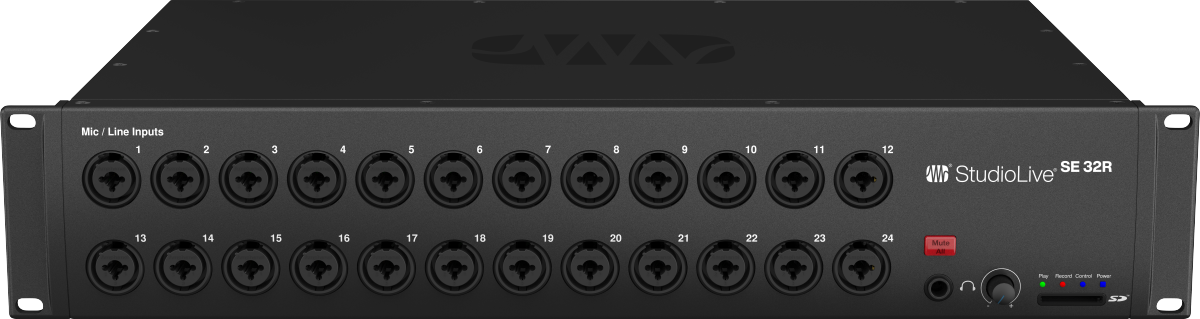 StudioLive® SE 32R Digital Rack Mixer, Black, NA