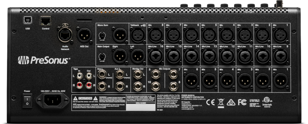 StudioLive® SE 16 Digital Console Mixer, Black, NA