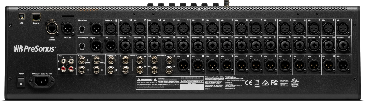 StudioLive® SE 24 Digital Console Mixer, Black, NA