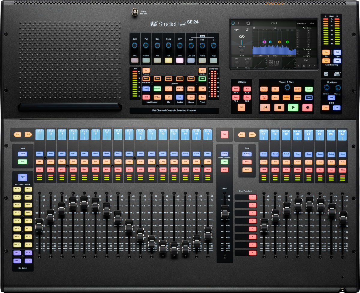 StudioLive® SE 24 Digital Console Mixer, Black, NA