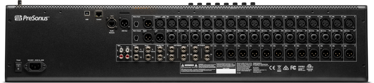 StudioLive® SE 32 Digital Console Mixer, Black, NA