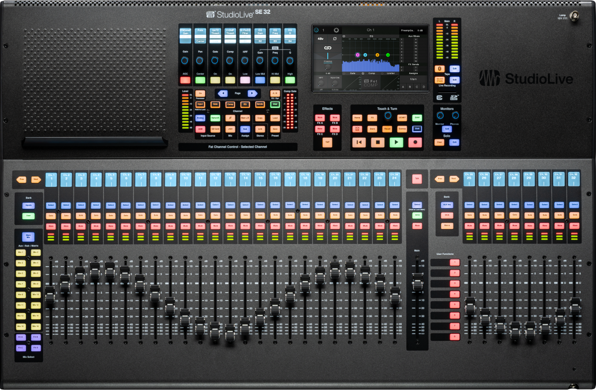 StudioLive® SE 32 Digital Console Mixer, Black, NA