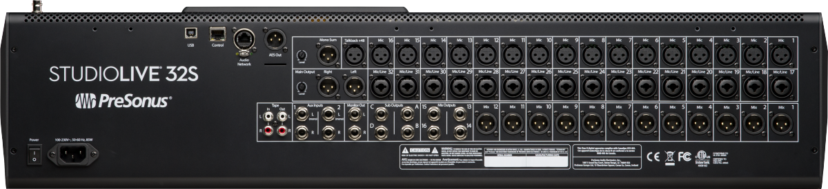 StudioLive® 32S Digital Console Mixer, Gray