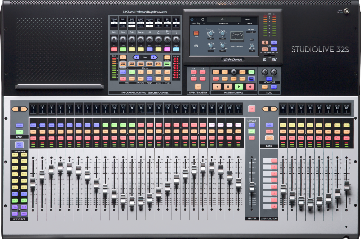 StudioLive® 32S Digital Console Mixer, Gray