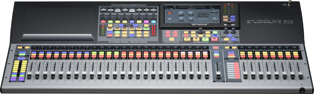 StudioLive® 32S Digital Console Mixer, Gray