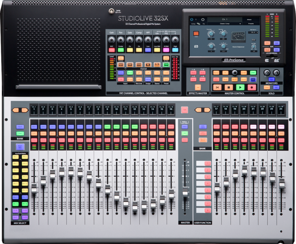 StudioLive® 32SX Digital Console Mixer, Gray, NA