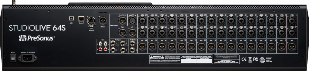 StudioLive® 64S Digital Console Mixer, Gray, NA