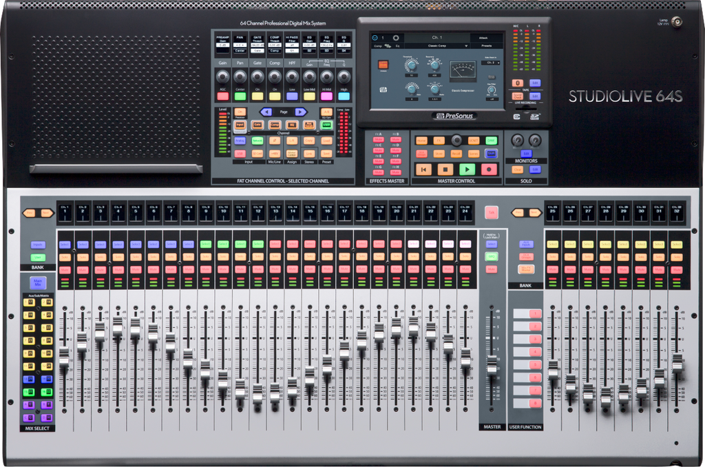 StudioLive® 64S Digital Console Mixer, Gray, NA