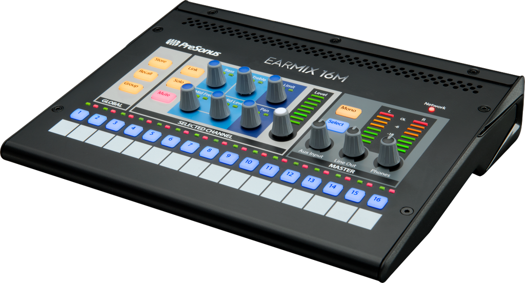 EarMix 16M Personal Monitor Mixer, Black