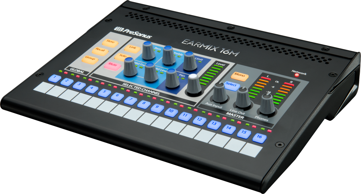 EarMix 16M Personal Monitor Mixer, Black
