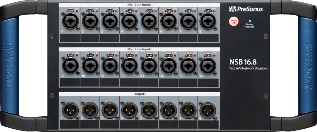 NSB 16.8 Networked Stage Box, Black
