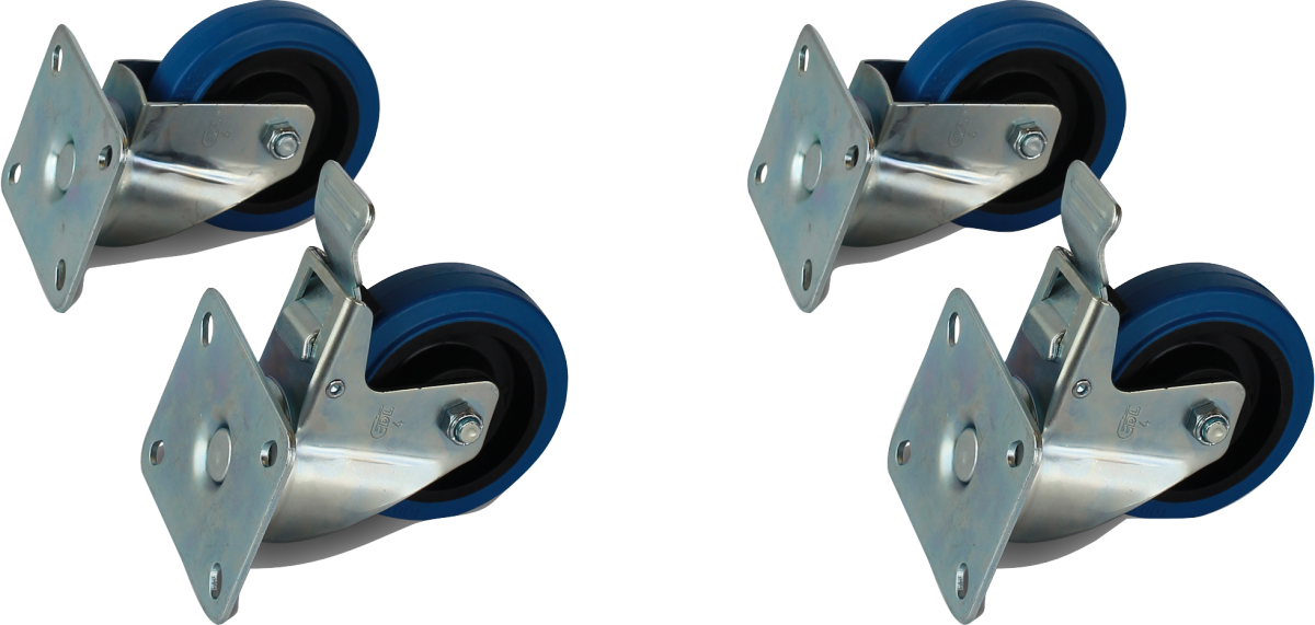 Caster Wheel Kit for ULT18 and CDL18s, Silver